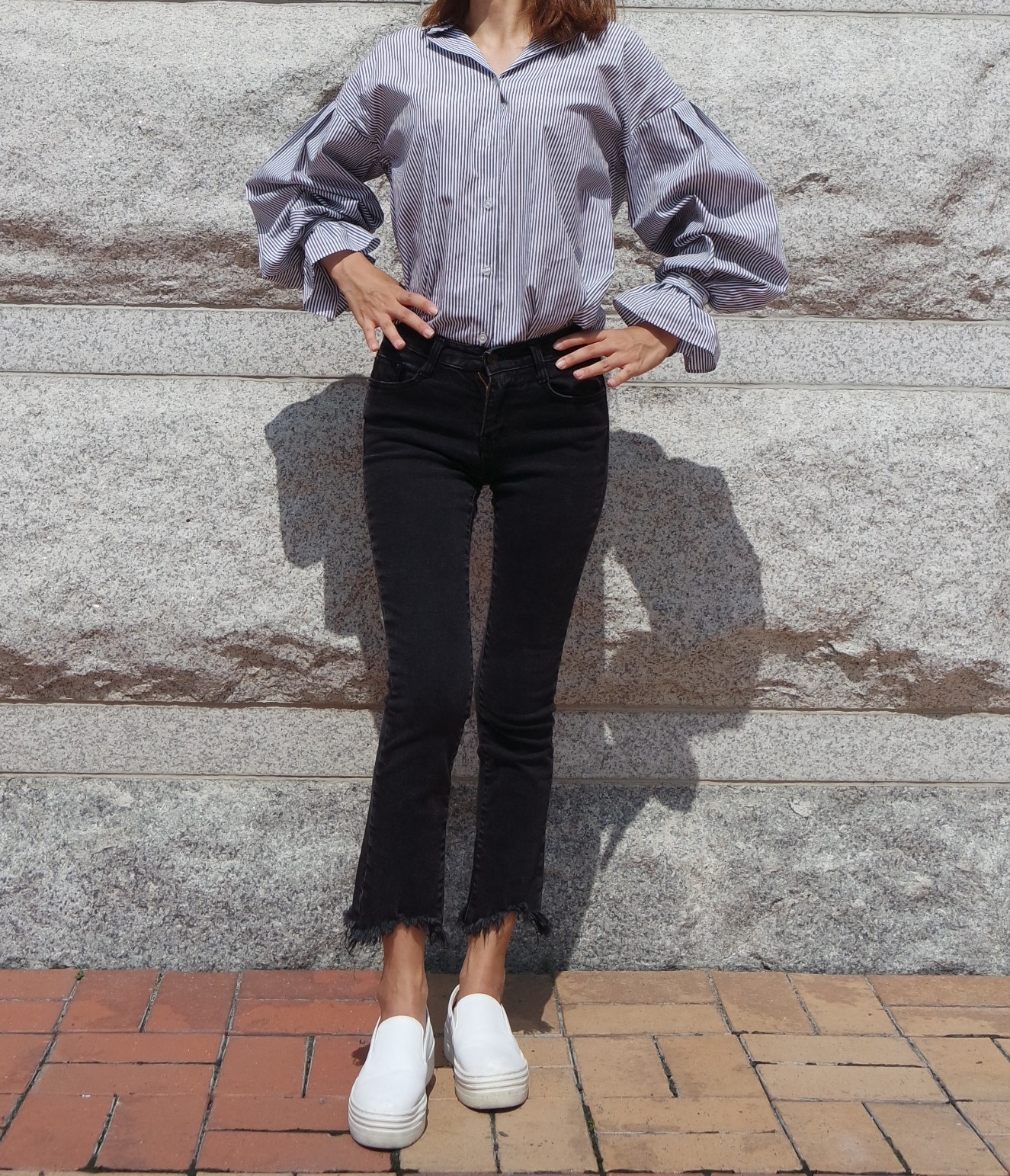 Balloon Sleeve Shirt Modern and Chic Wedding Coord