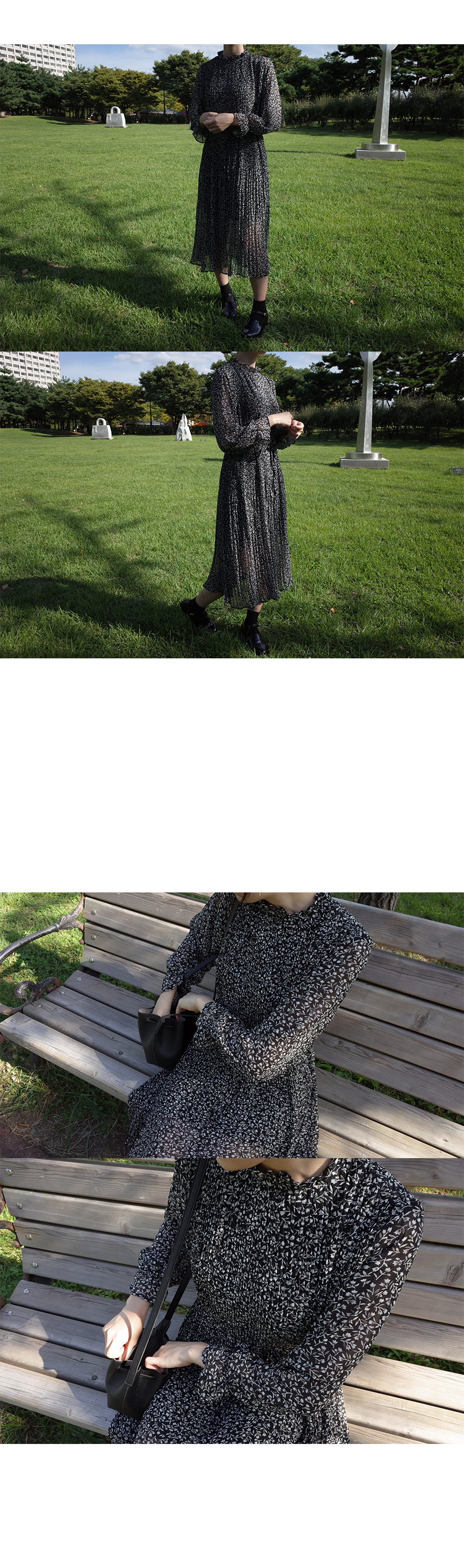 New Women Dress Flower Chiffon Cherry Blossom Long