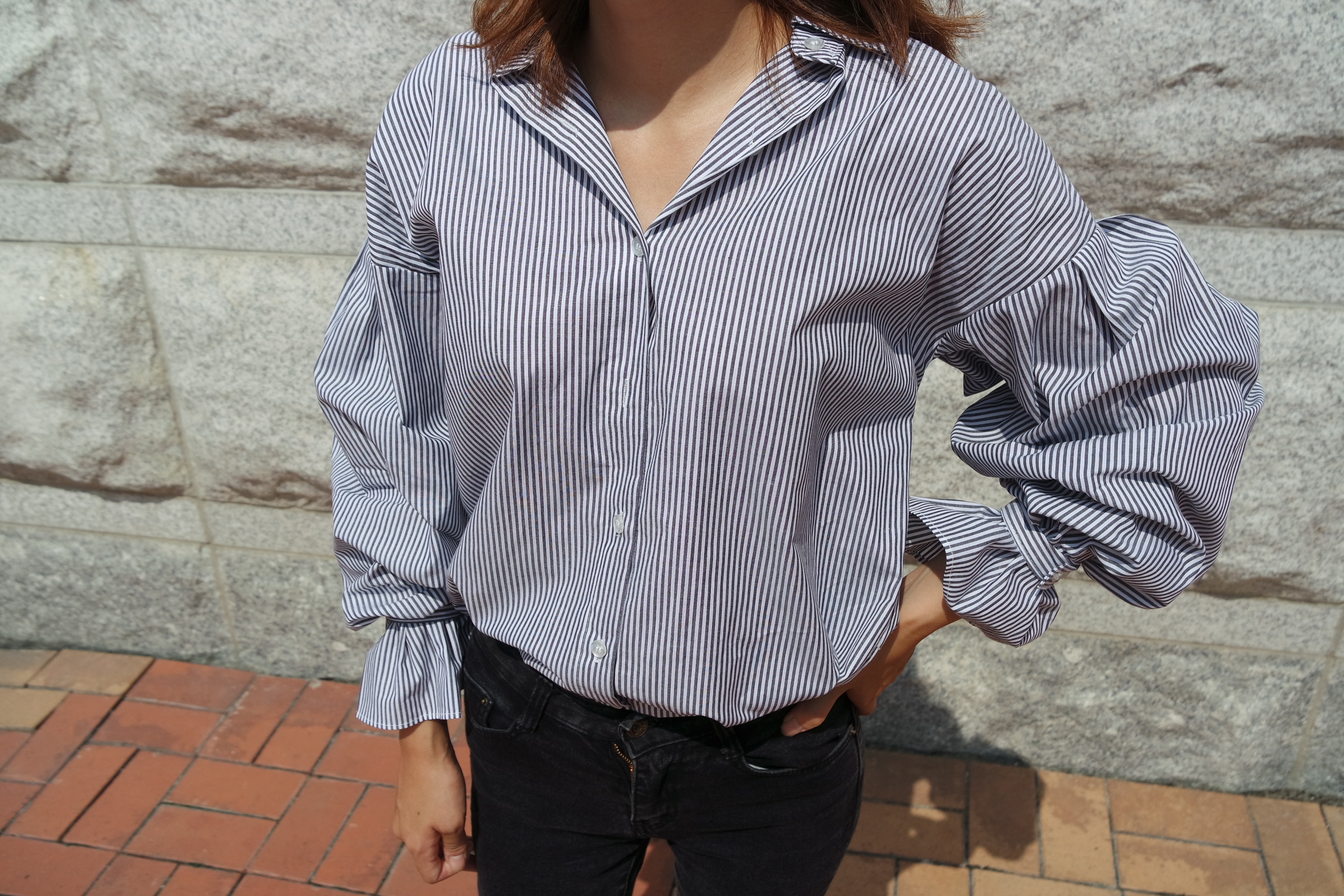 Balloon Sleeve Shirt Modern and Chic Wedding Coord