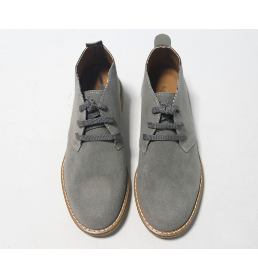 NEW MEN WALLKER BOOTS Suede Low Walker Fash Shoes 