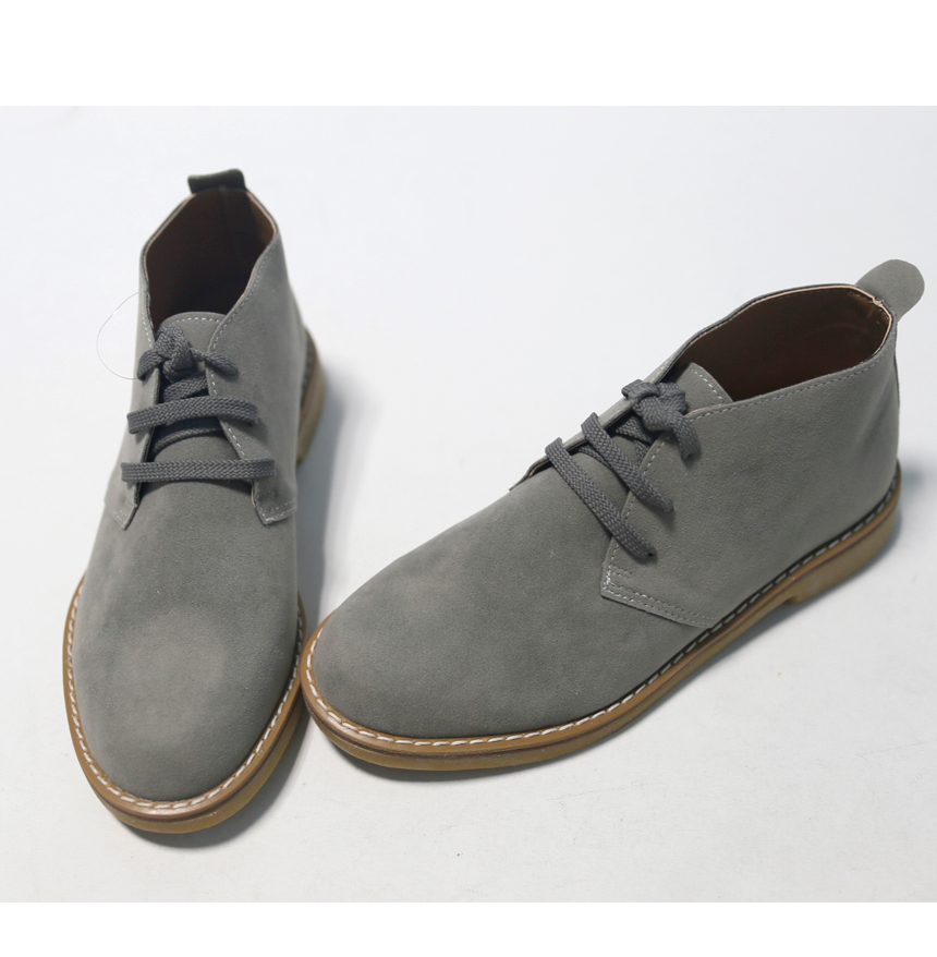 NEW MEN WALLKER BOOTS Suede Low Walker Fash Shoes 