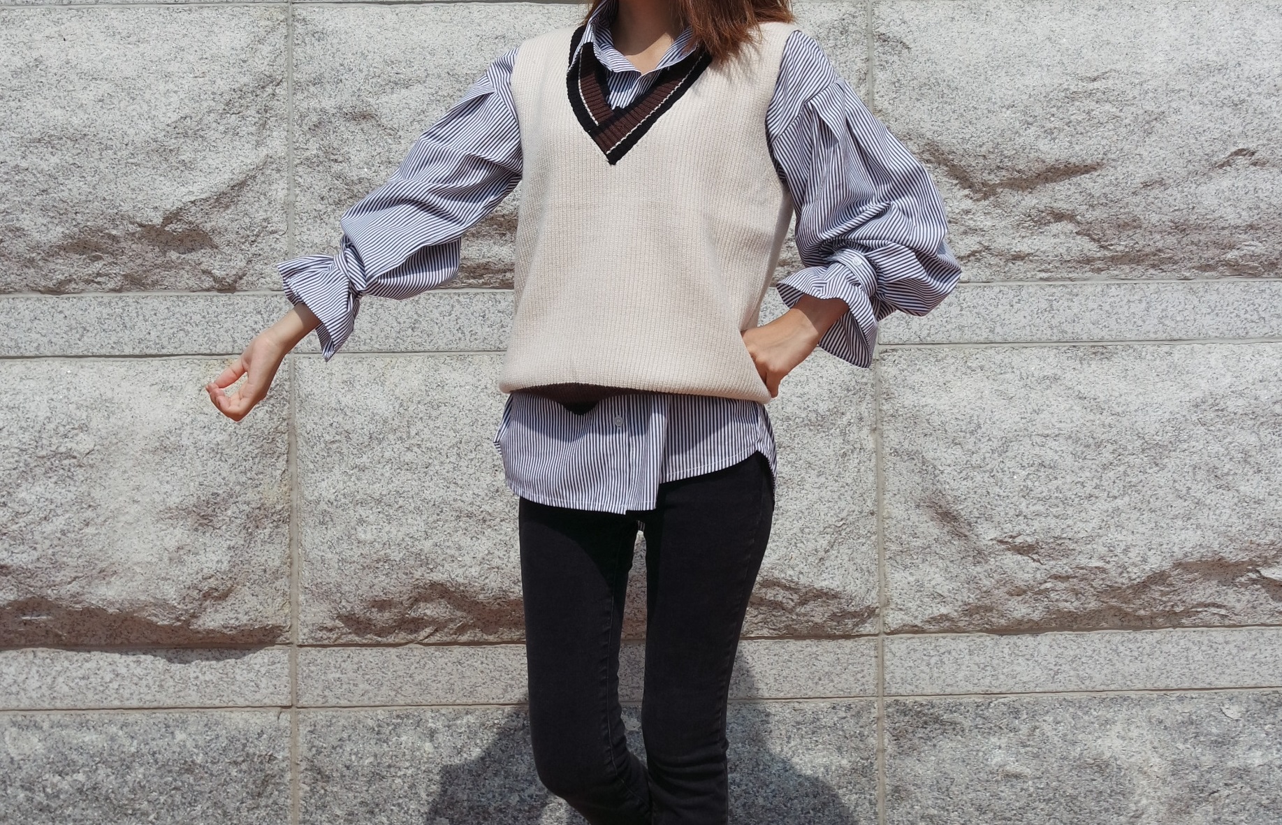 Balloon Sleeve Shirt Modern and Chic Wedding Coord