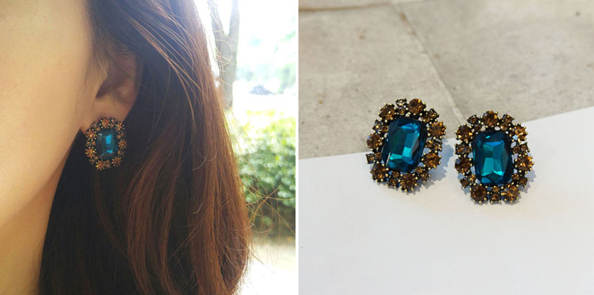 Cubic Bold Earrings Collection event guests unique