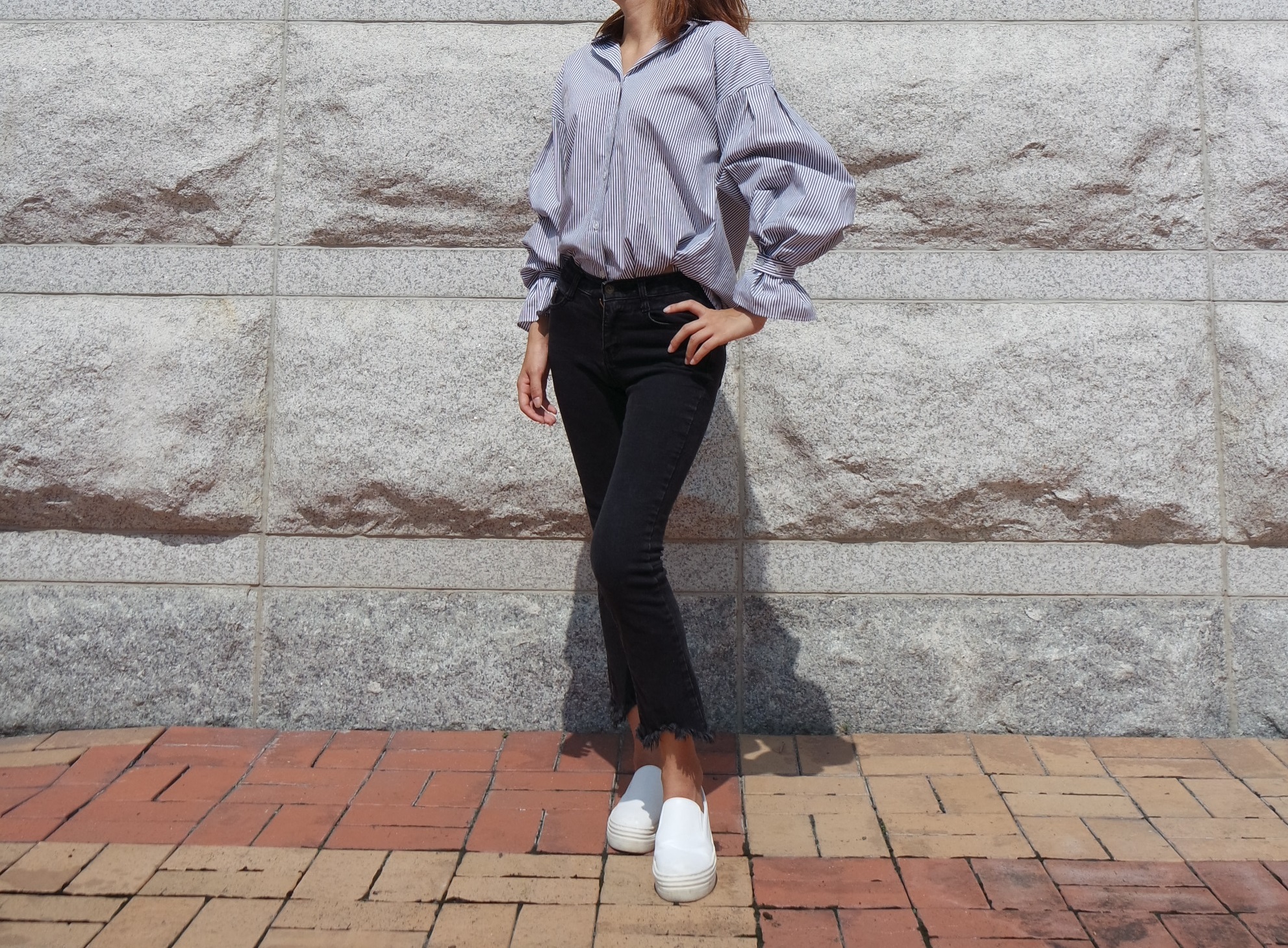 Balloon Sleeve Shirt Modern and Chic Wedding Coord