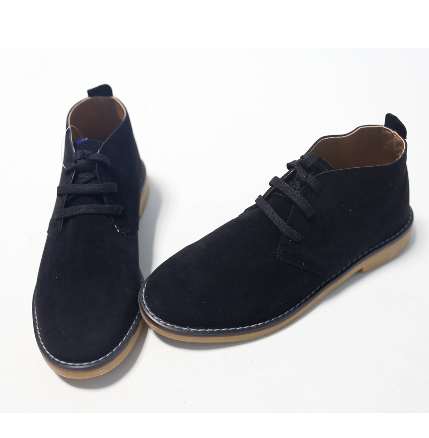 NEW MEN WALLKER BOOTS Suede Low Walker Fash Shoes 