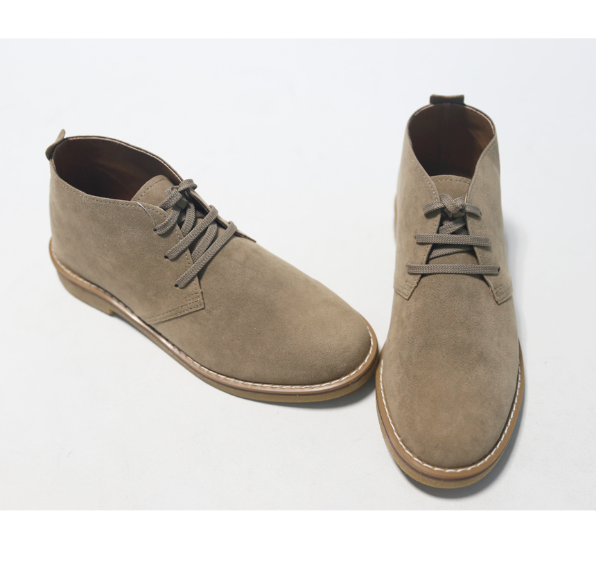 NEW MEN WALLKER BOOTS Suede Low Walker Fash Shoes 