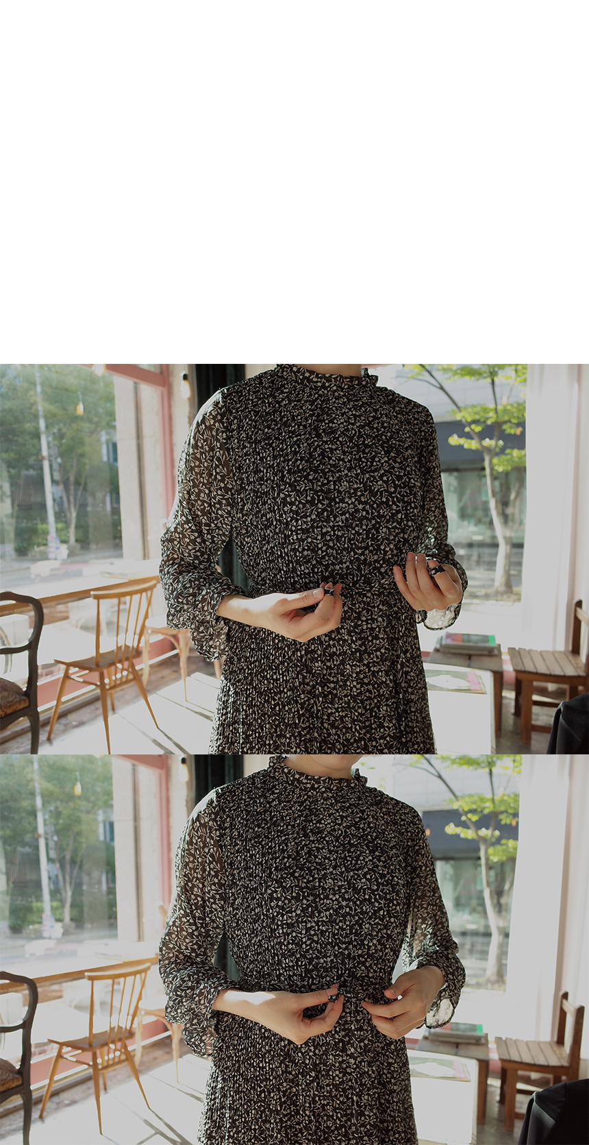 New Women Dress Flower Chiffon Cherry Blossom Long