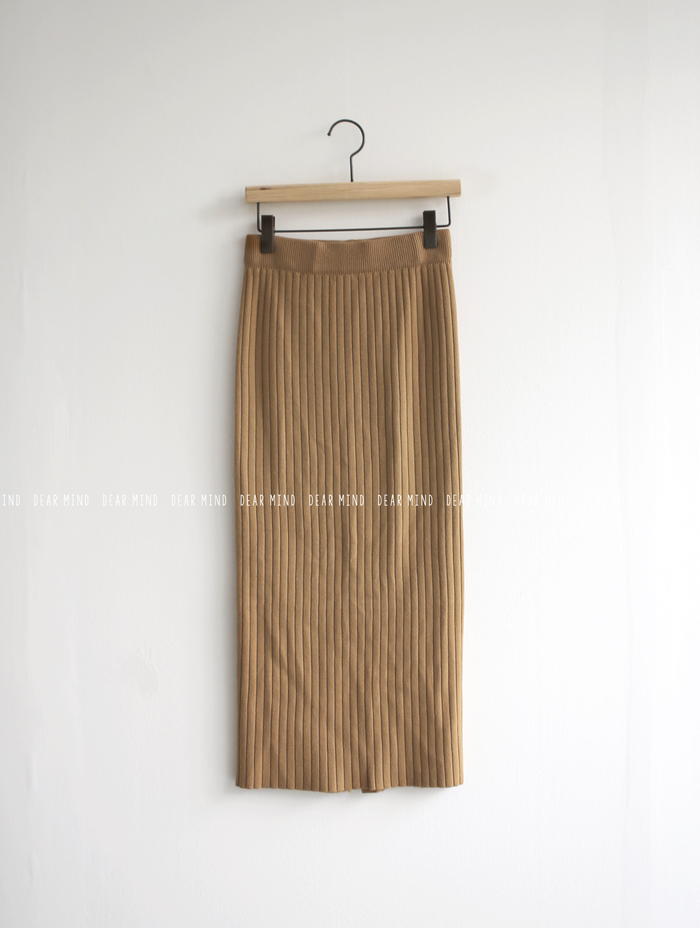 Girly Knit Slim Long Skirt Women Tight Fit Fall Ki
