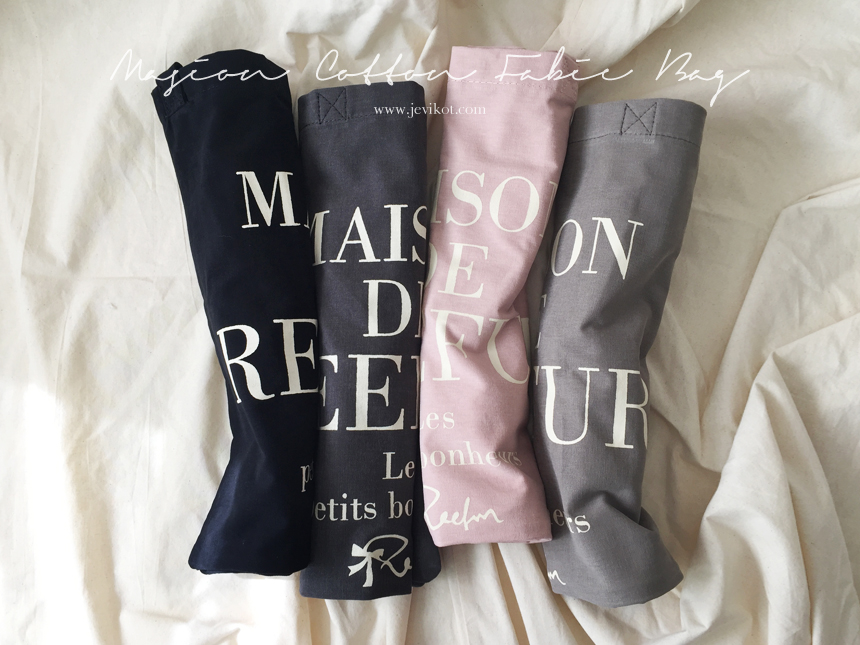 Maison Dripper Eco Bag 5color Purple Bag Purse Cot