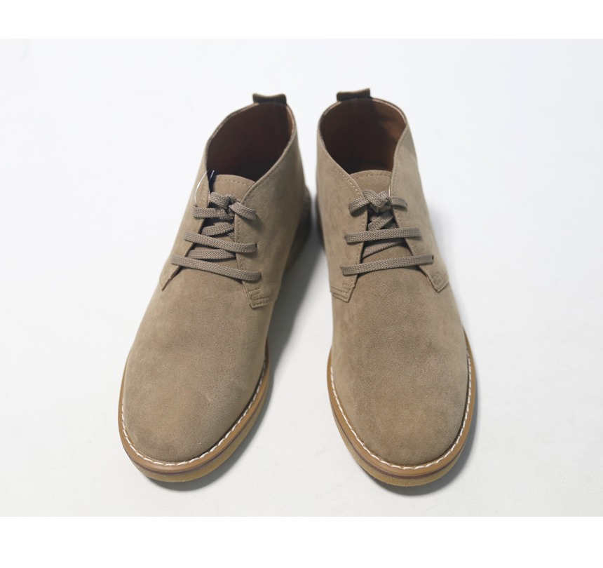 NEW MEN WALLKER BOOTS Suede Low Walker Fash Shoes 