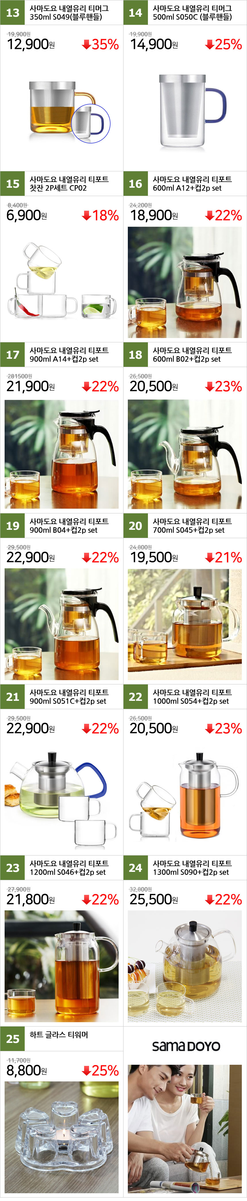 4 seasons Tippo genuine Sama Toyo pot set Heat-res