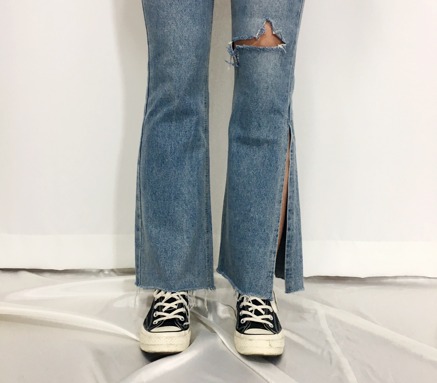 Women Jeans Pants Banjai Waistcoat Boots Cut Jeans