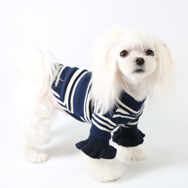 NEW DOG FASHION Sleeveless Sleeveless Puppy Stripe