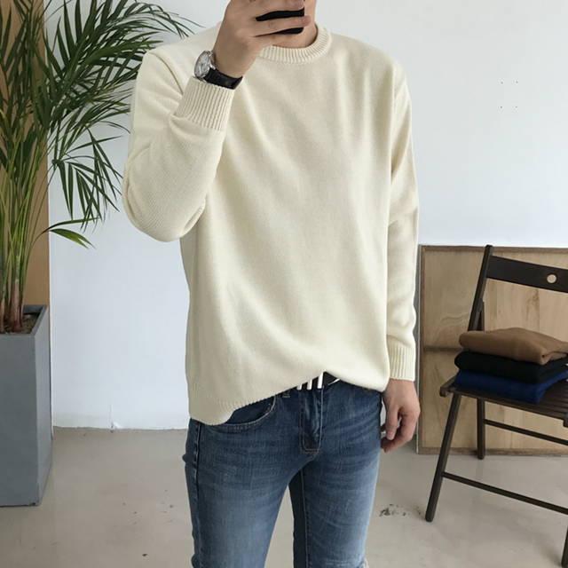 Korea Jeans Pants Damage Damper Slim Cutting Jeans