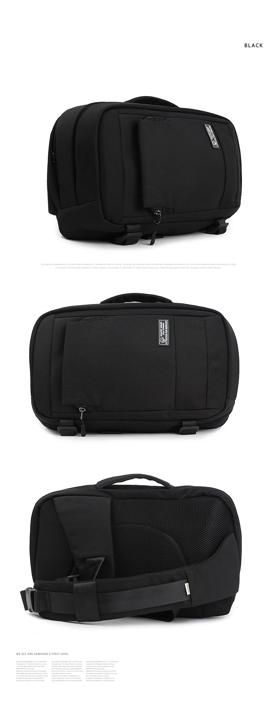 NEW BACKPACK Men's Cross Backpack 3 Colors 3553