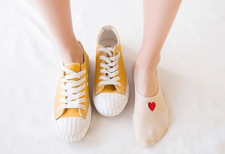 NEW LADIES SOCKS Women's Slippers Fake Socks Si