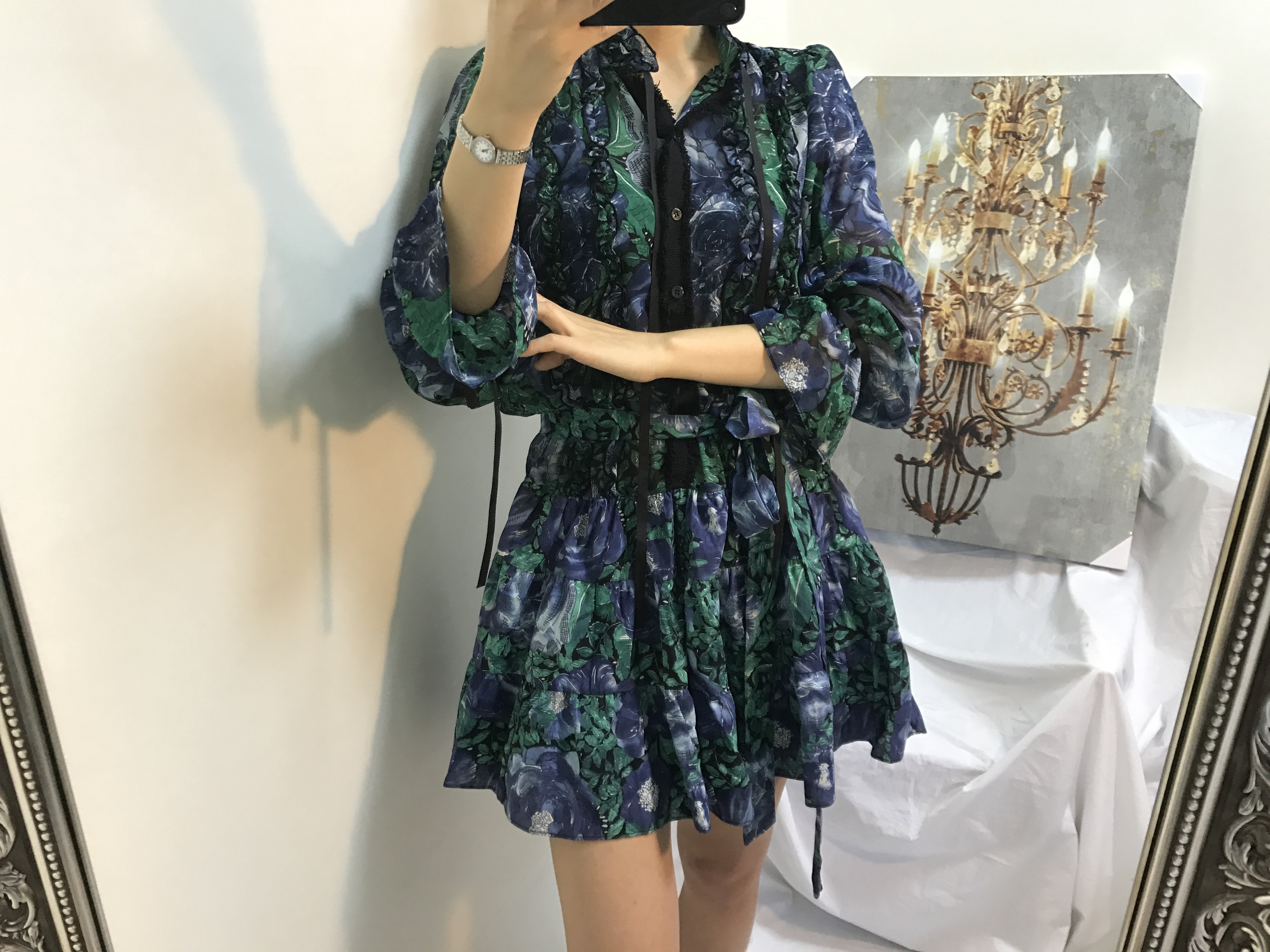 New Women Dress Flower dress dresser chiffon chiff