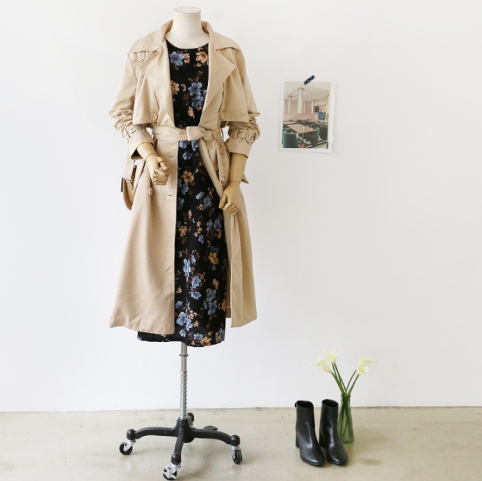 New Women Dress Lovely Autumn New Flower Cute dres