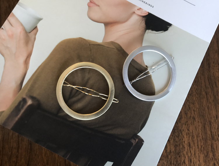 NEW HAIR CLIP HOOP Simple Wide Metal Hairpin Hairp