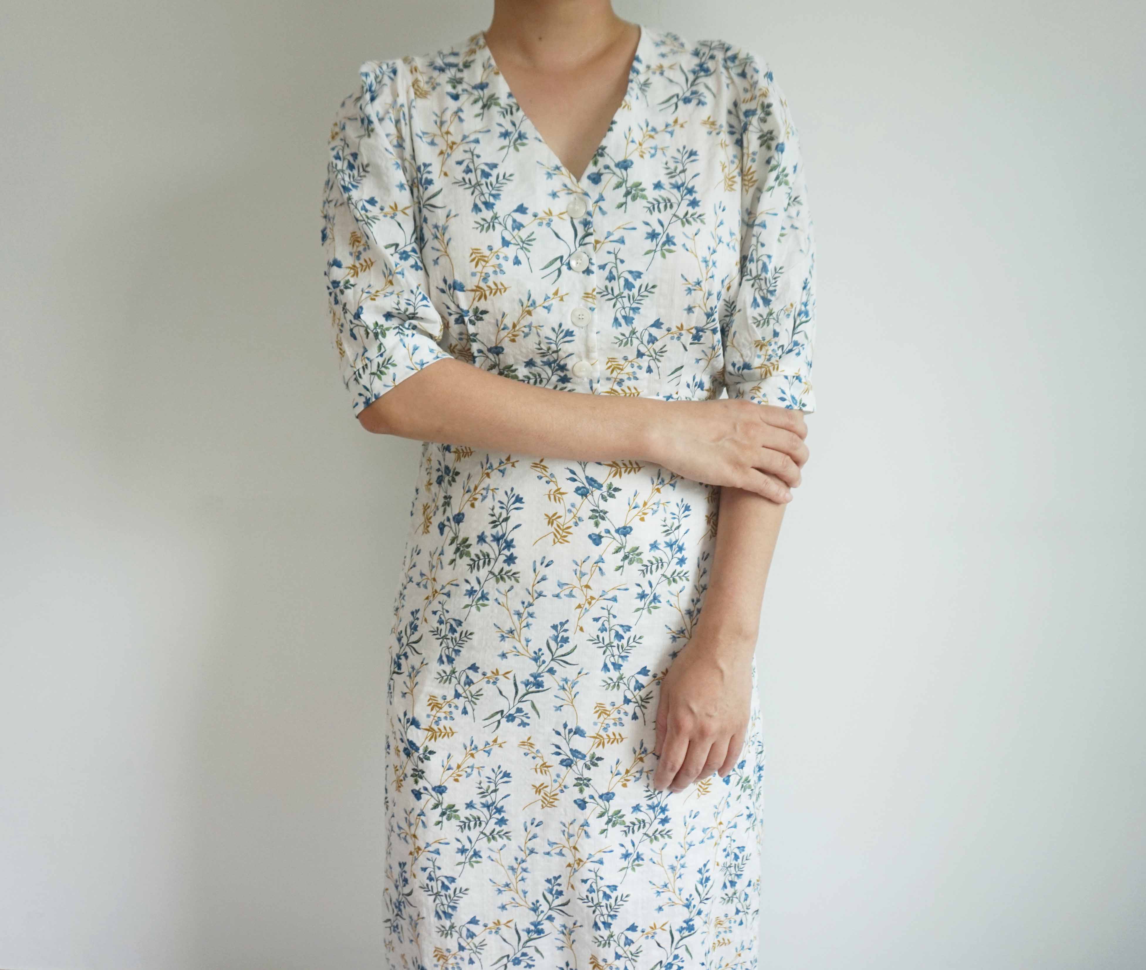 New Women Dress Paper Flower One Piece Ivory Daily