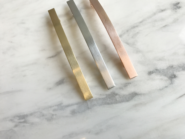 NEW HAIR CLIP HOOP Simple Wide Metal Hairpin Hairp