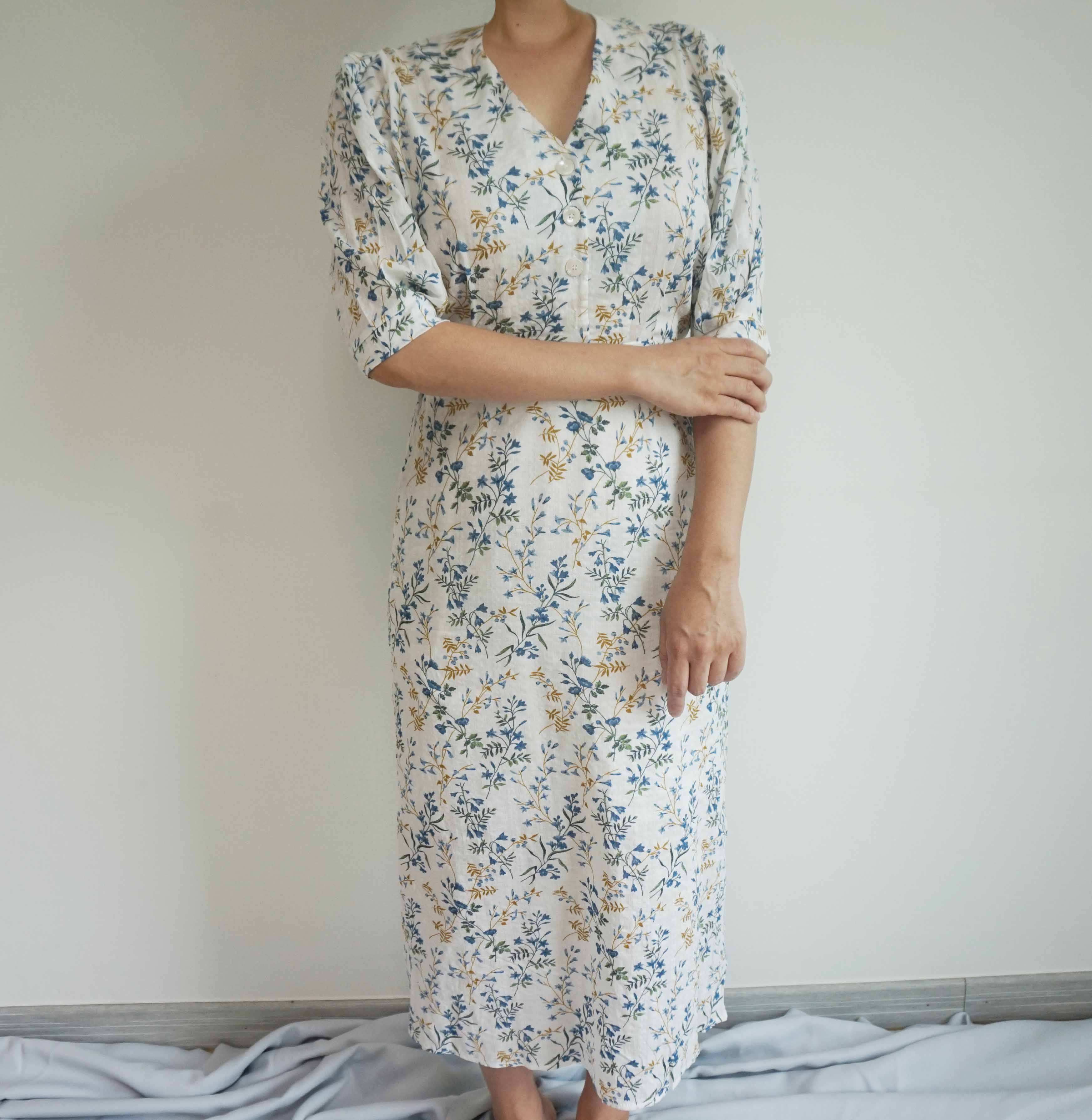 New Women Dress Paper Flower One Piece Ivory Daily