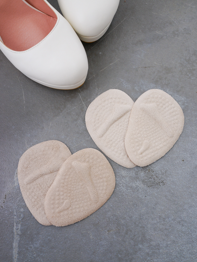 NEW LADIES SOCKS suede front cushion pad high heel