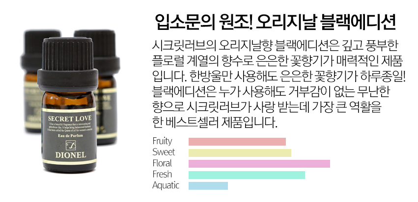 Dionel Secret Love Black Edition 5ml Oil Women'