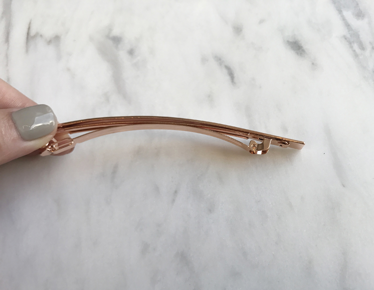 NEW HAIR CLIP HOOP Simple Wide Metal Hairpin Hairp