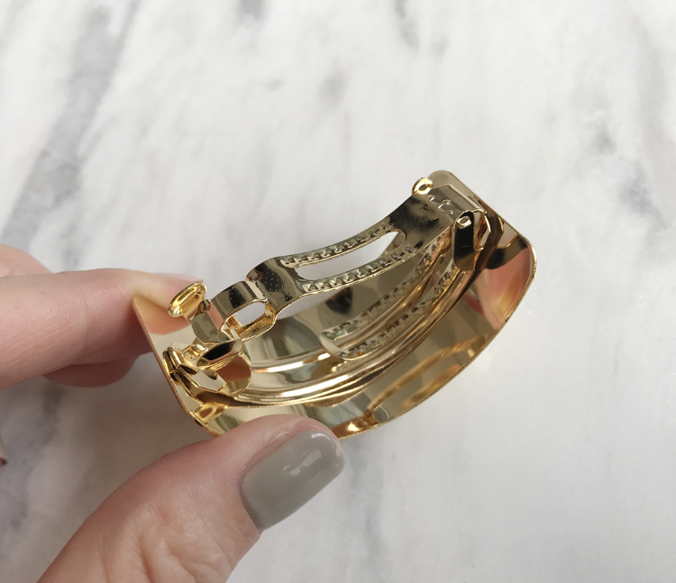 NEW HAIR CLIP HOOP Simple Wide Metal Hairpin Hairp