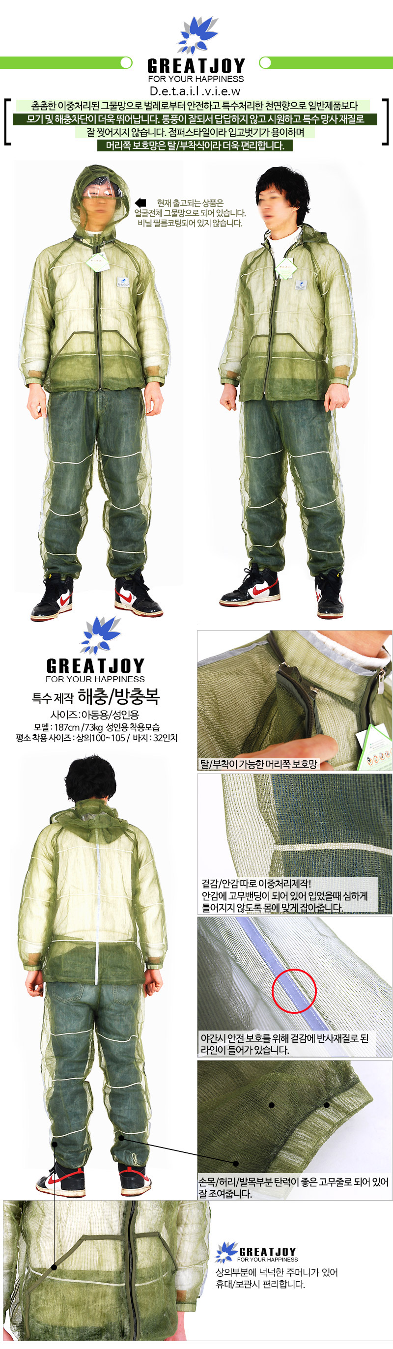 Patented wasp insect protective clothing Protectiv