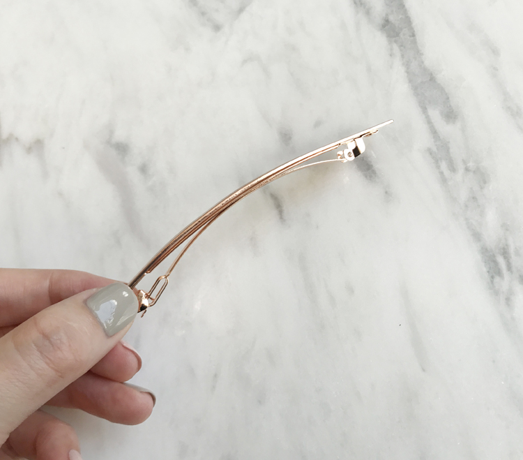 NEW HAIR CLIP HOOP Simple Wide Metal Hairpin Hairp