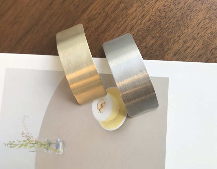 NEW HAIR CLIP HOOP Simple Wide Metal Hairpin Hairp