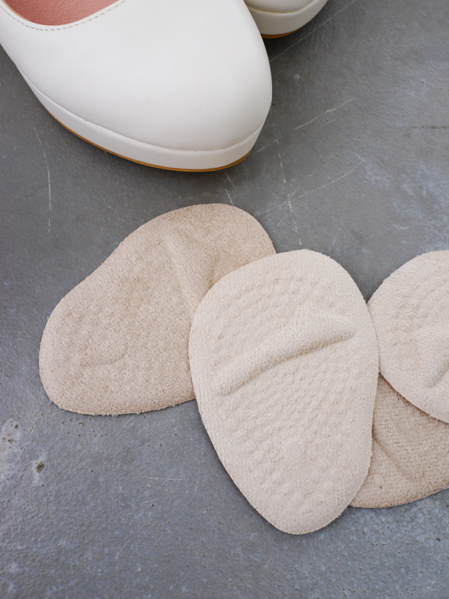 NEW LADIES SOCKS suede front cushion pad high heel