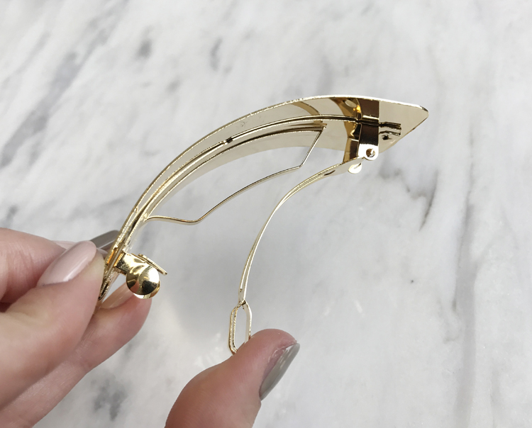 NEW HAIR CLIP HOOP Simple Wide Metal Hairpin Hairp