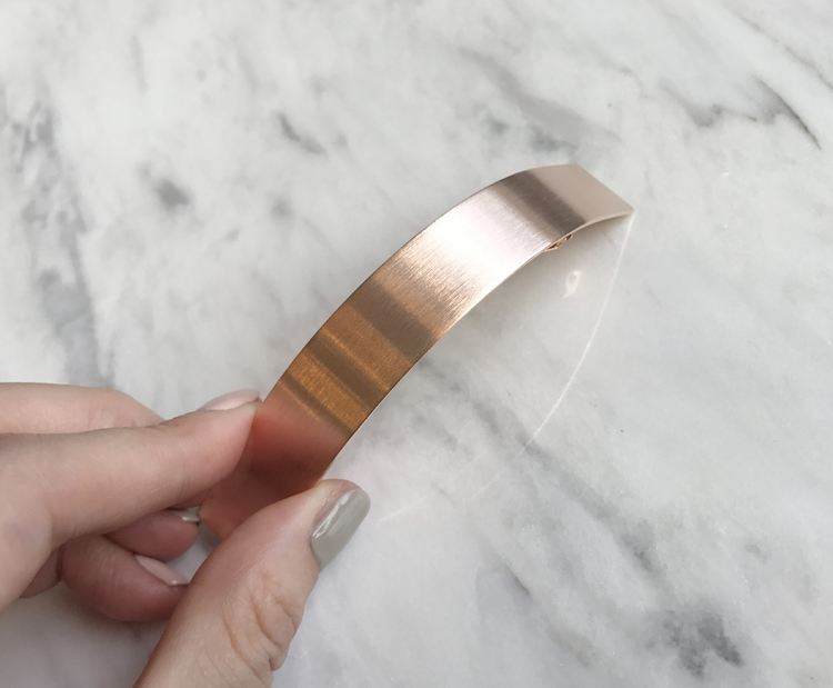 NEW HAIR CLIP HOOP Simple Wide Metal Hairpin Hairp