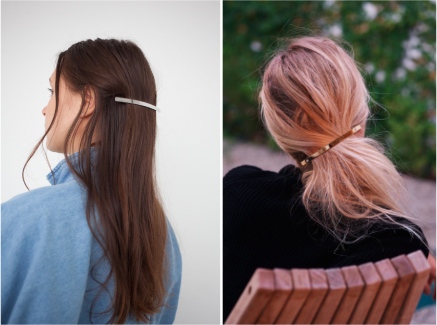 NEW HAIR CLIP HOOP Simple Wide Metal Hairpin Hairp