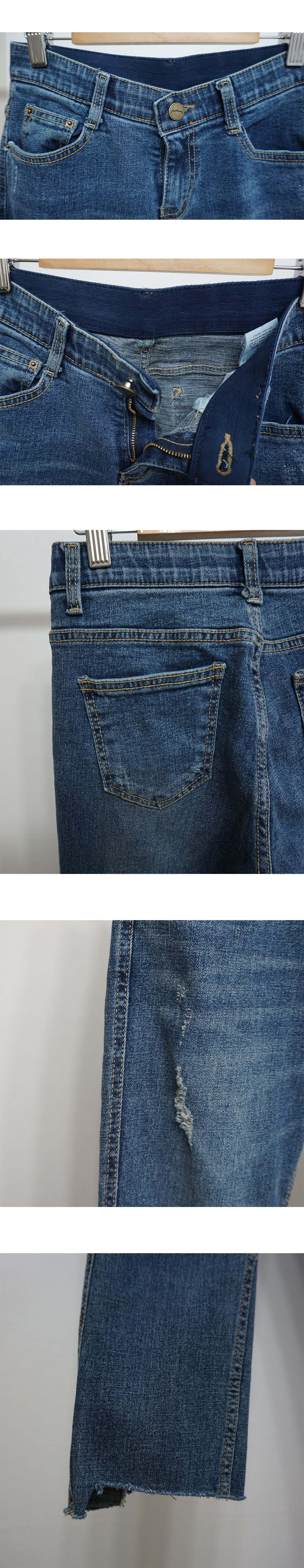 Women Jeans Pants Straight Cutting Jeans Twenties 