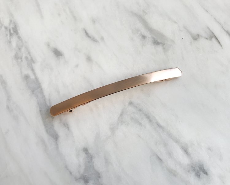 NEW HAIR CLIP HOOP Simple Wide Metal Hairpin Hairp