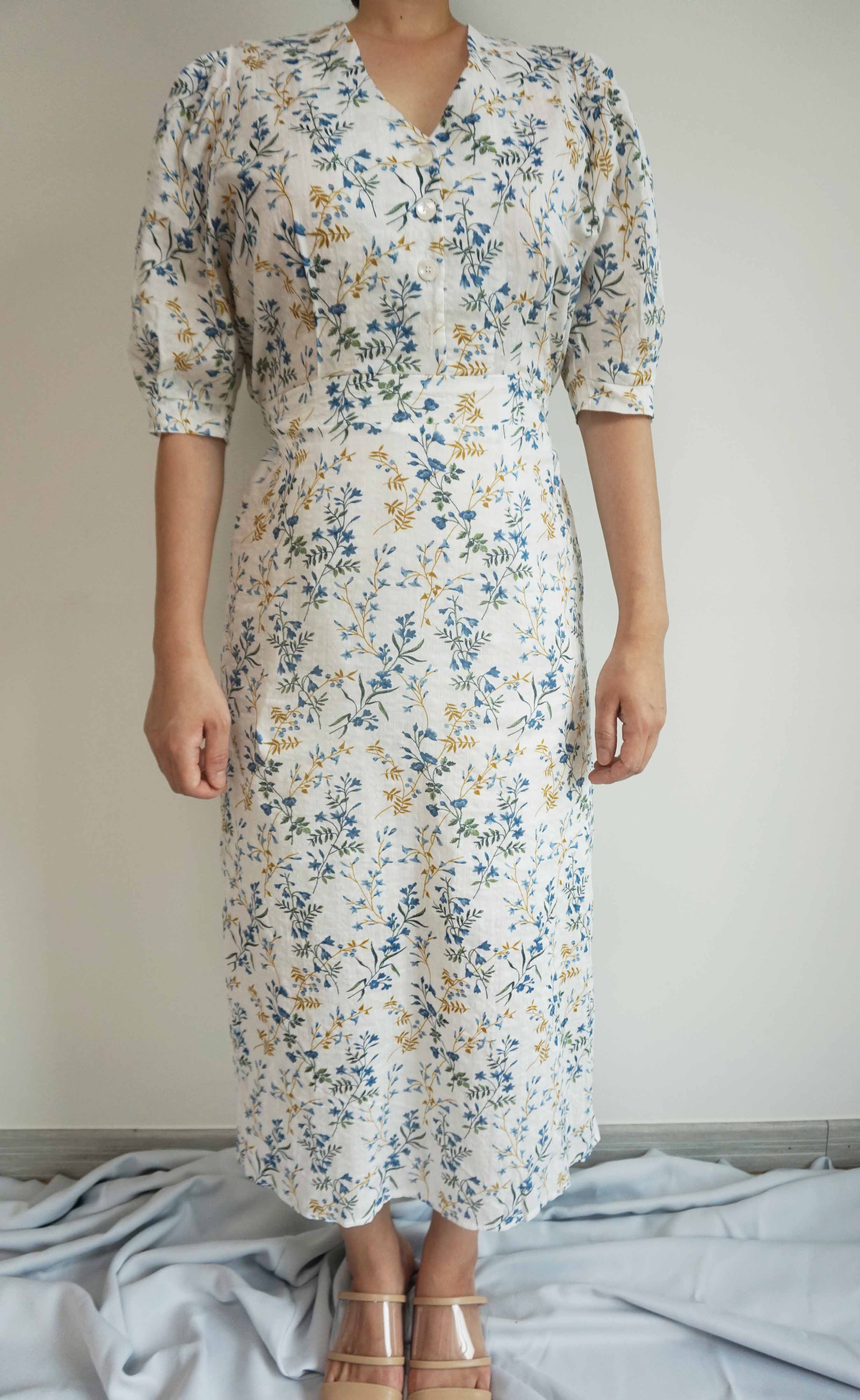 New Women Dress Paper Flower One Piece Ivory Daily