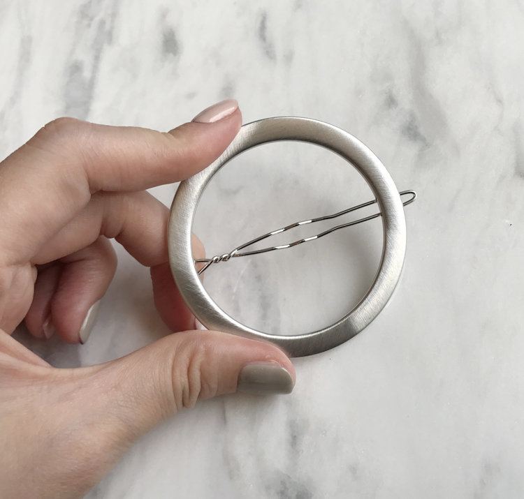 NEW HAIR CLIP HOOP Simple Wide Metal Hairpin Hairp