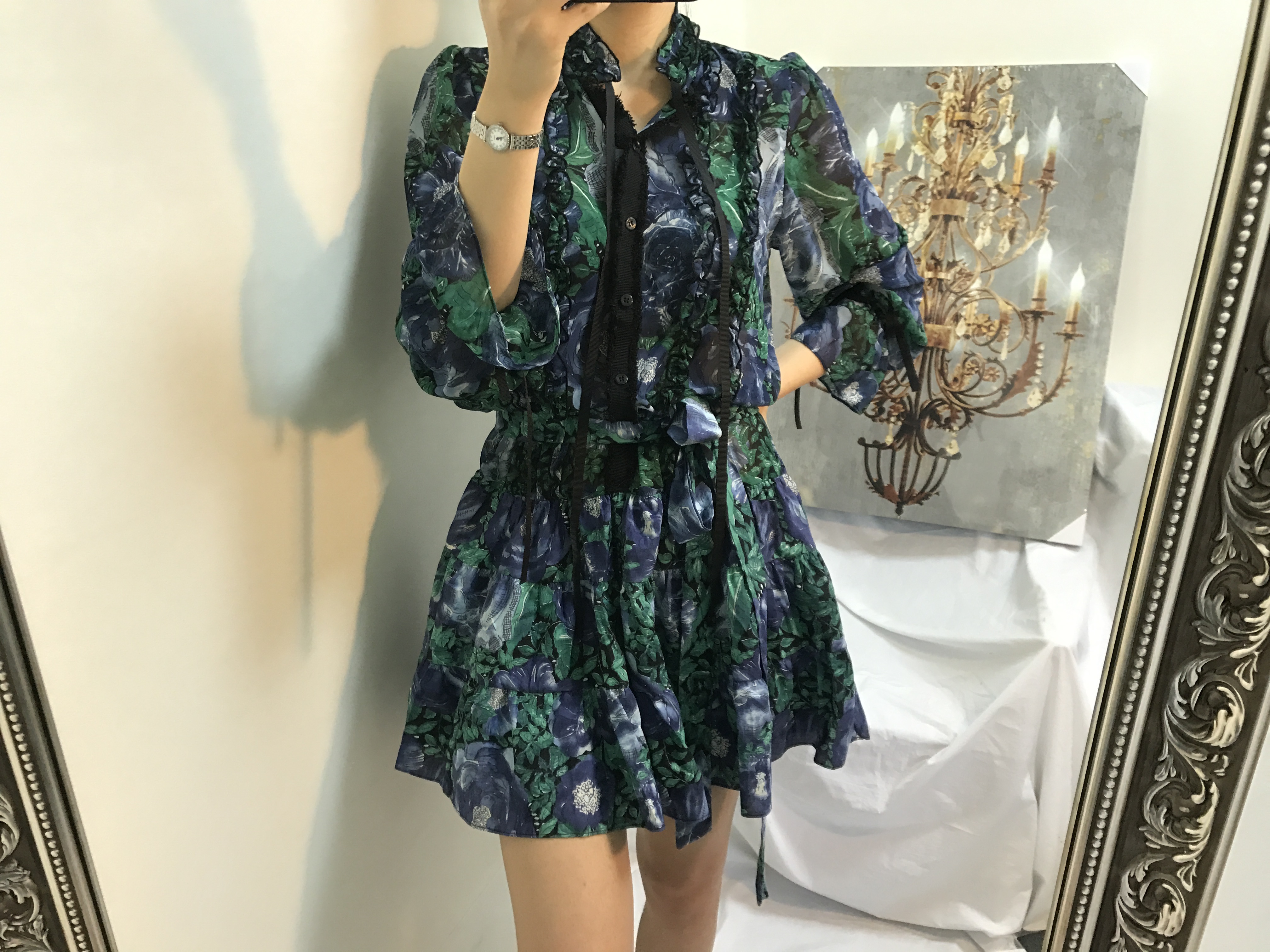 New Women Dress Flower dress dresser chiffon chiff
