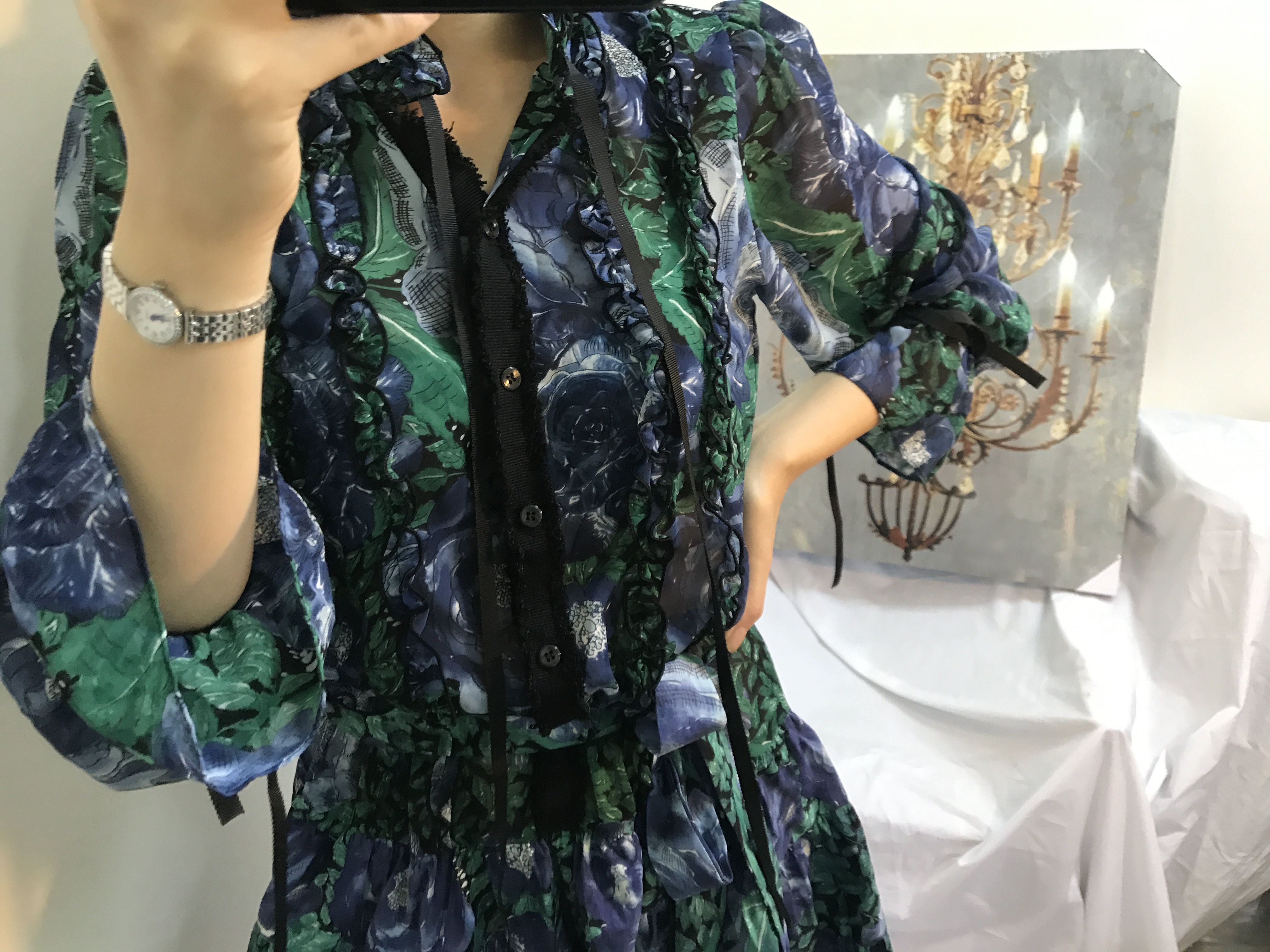 New Women Dress Flower dress dresser chiffon chiff