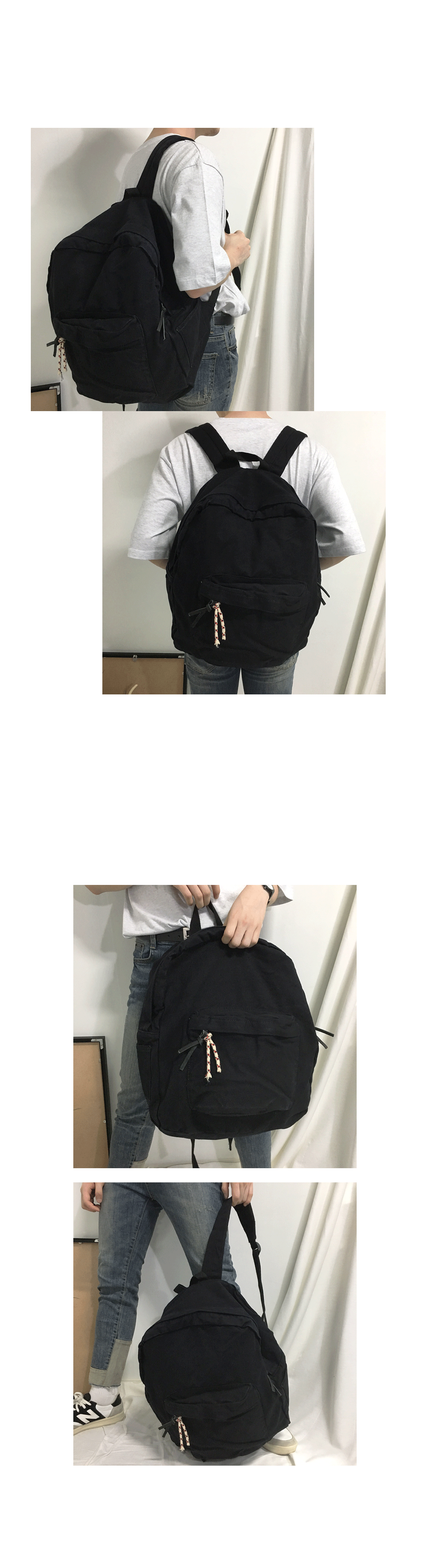 NEW BACKPACK Unisex Vintage Washing Backpack 2colo