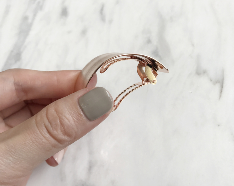 NEW HAIR CLIP HOOP Simple Wide Metal Hairpin Hairp