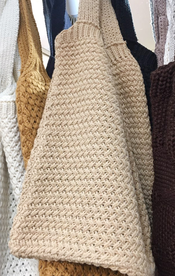 NEW ECO BAG knit eco bag natural fashion casual au