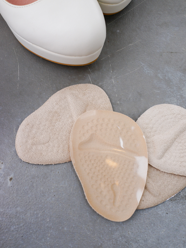 NEW LADIES SOCKS suede front cushion pad high heel