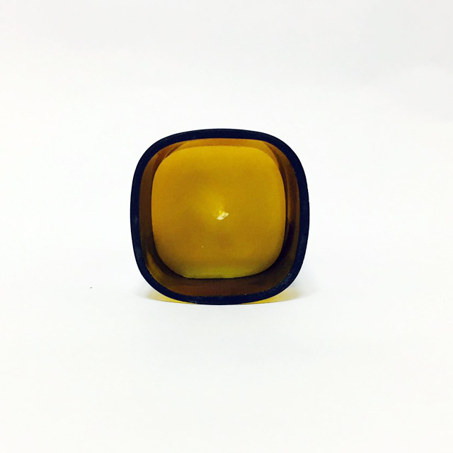 NEW CANDLE Miel House Brown Wood Square Natural Gr