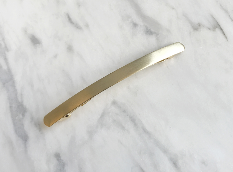 NEW HAIR CLIP HOOP Simple Wide Metal Hairpin Hairp