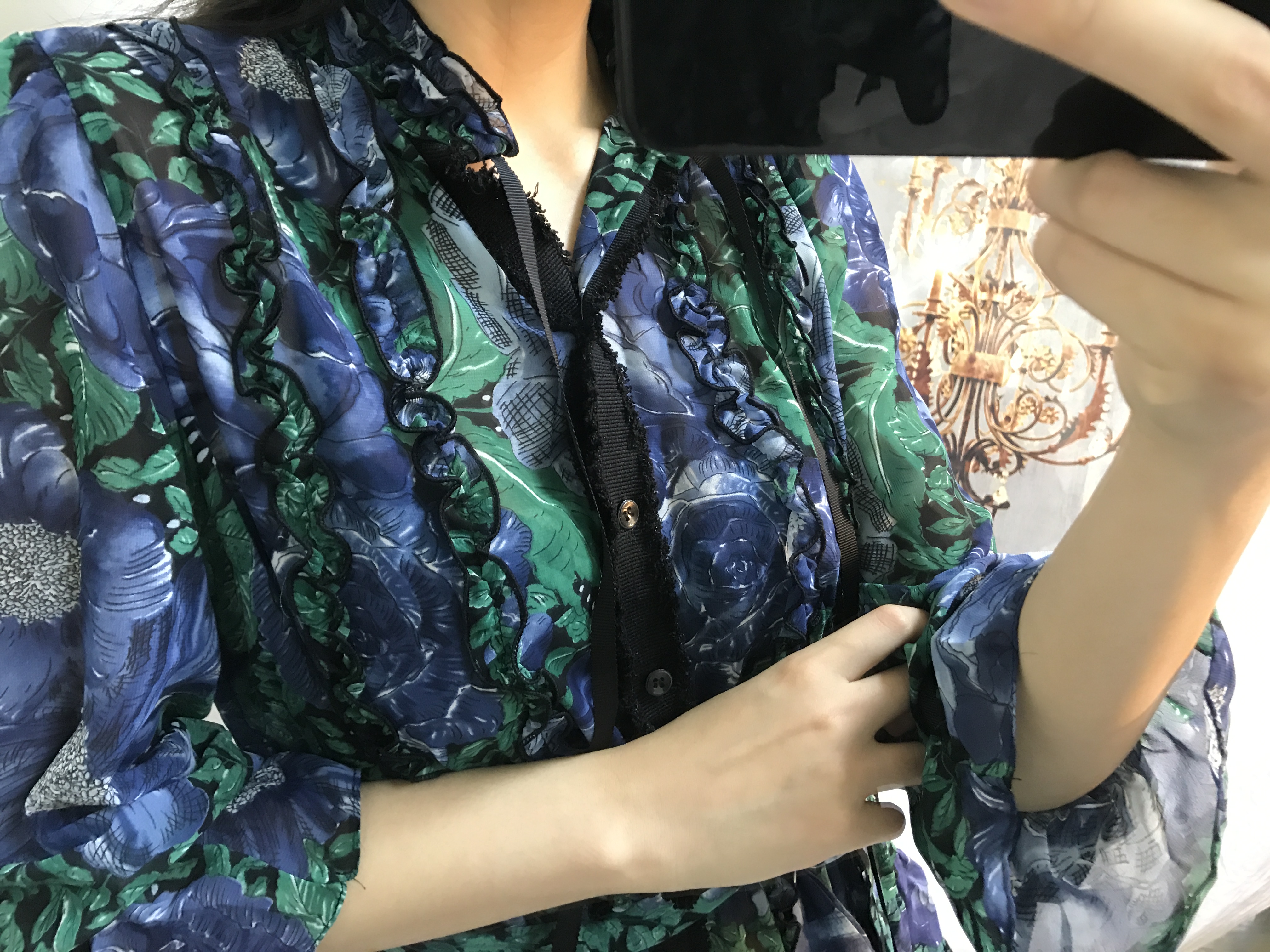 New Women Dress Flower dress dresser chiffon chiff